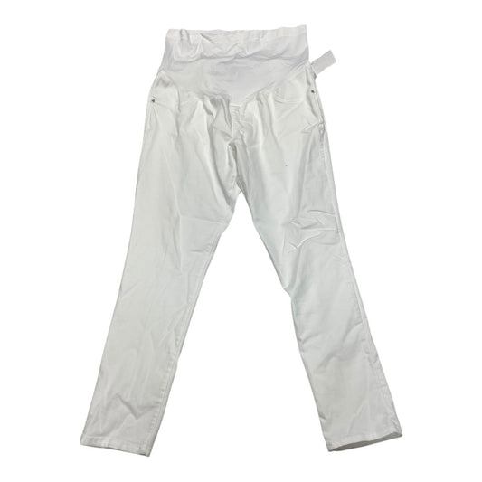 Mat Pant By Liz Lange Maternity In White, Size:L