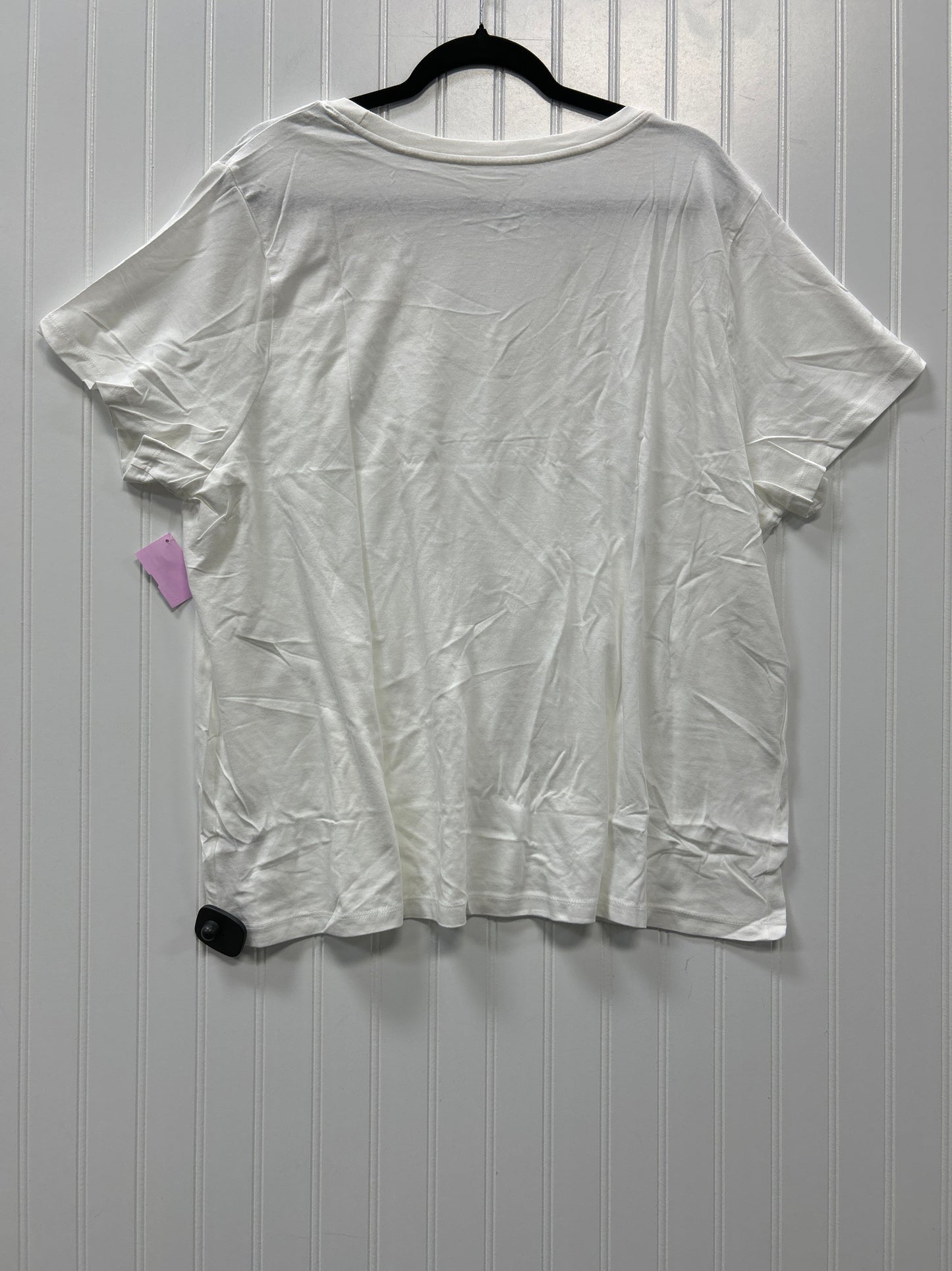 Top Ss Basic By A New Day In White, Size:2X