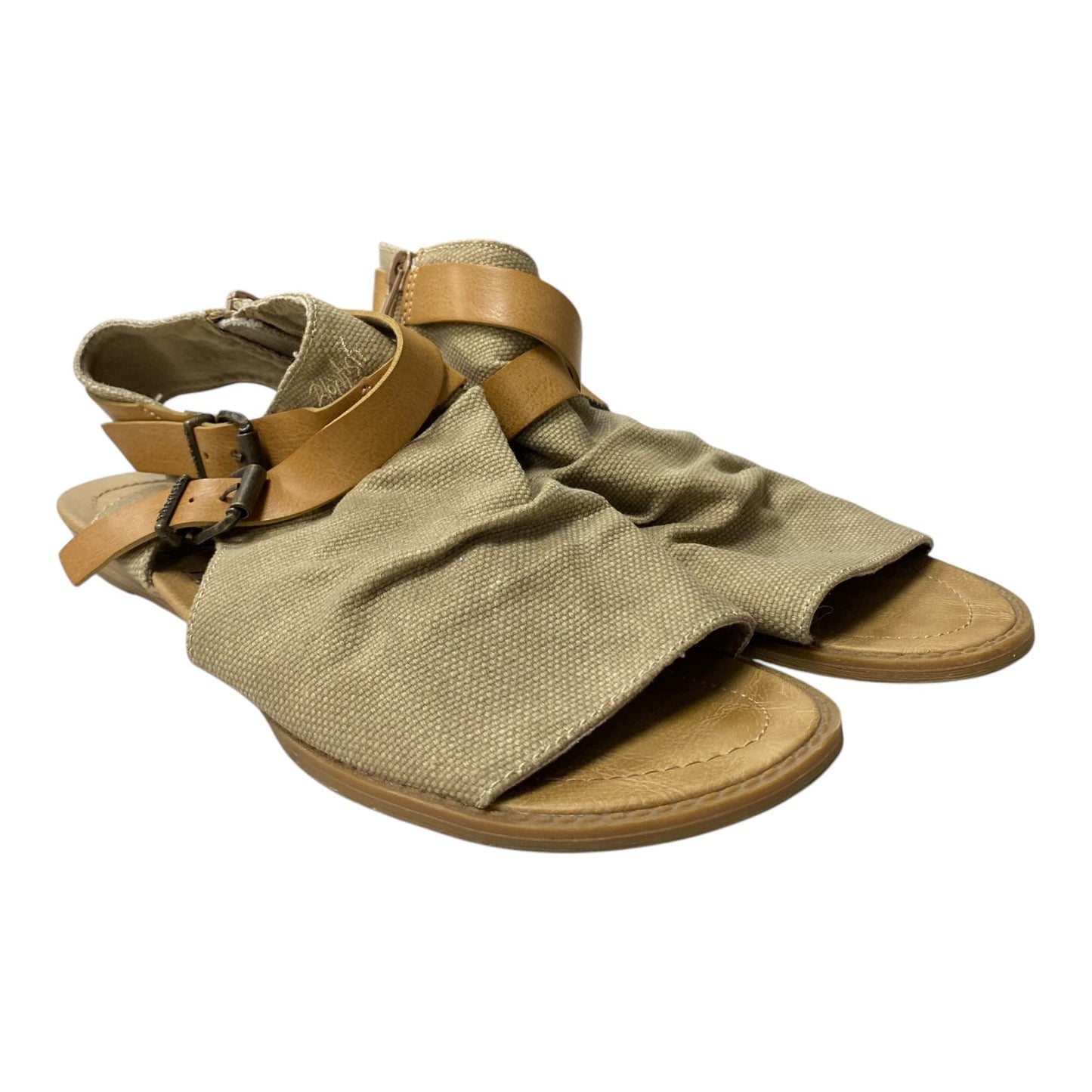 Sandals Flats By Blowfish In Tan, Size:9.5