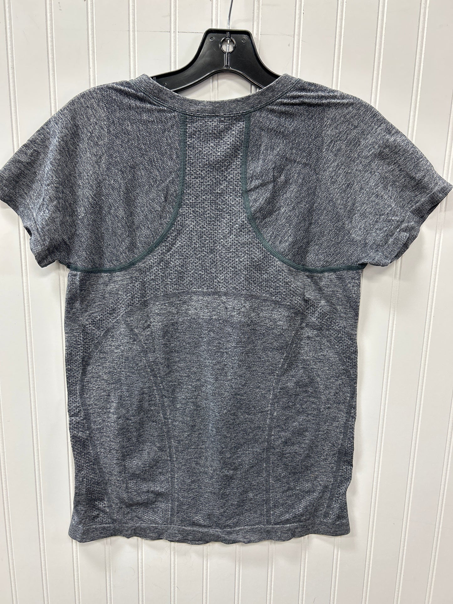 Athletic Top Ss By Athleta In Grey, Size:L