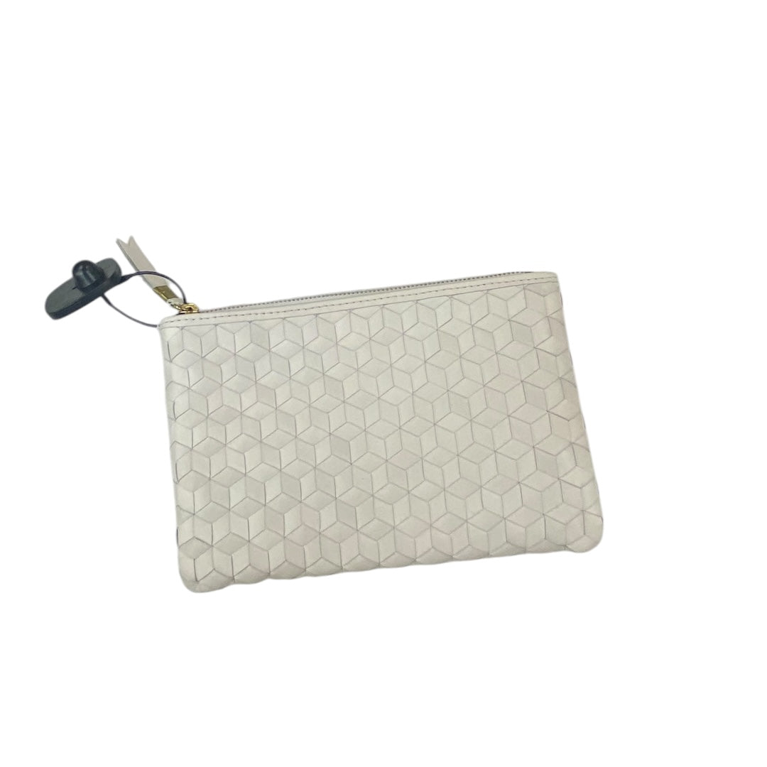 Wallet Leather By Madewell In White, Size:Medium