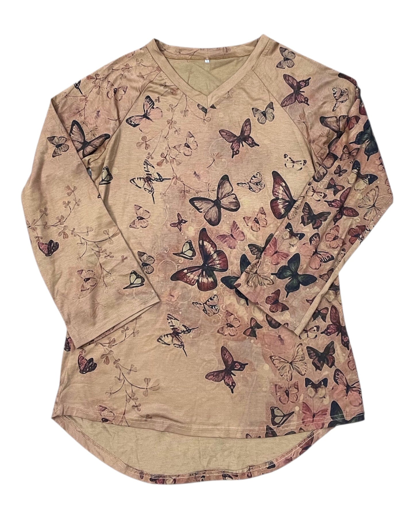 Top Ls By Clothes Mentor In Brown, Size:M