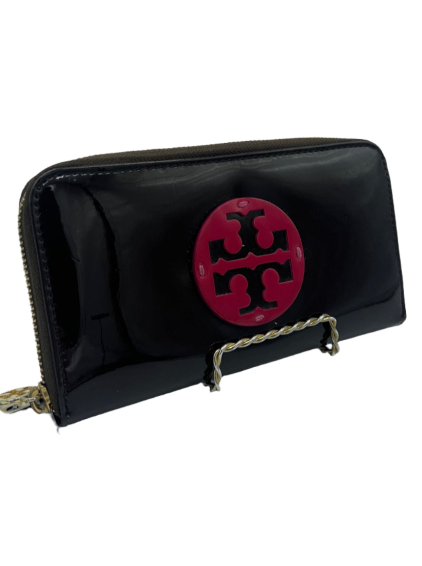 Tory Burch patent Leather Brown Wallet