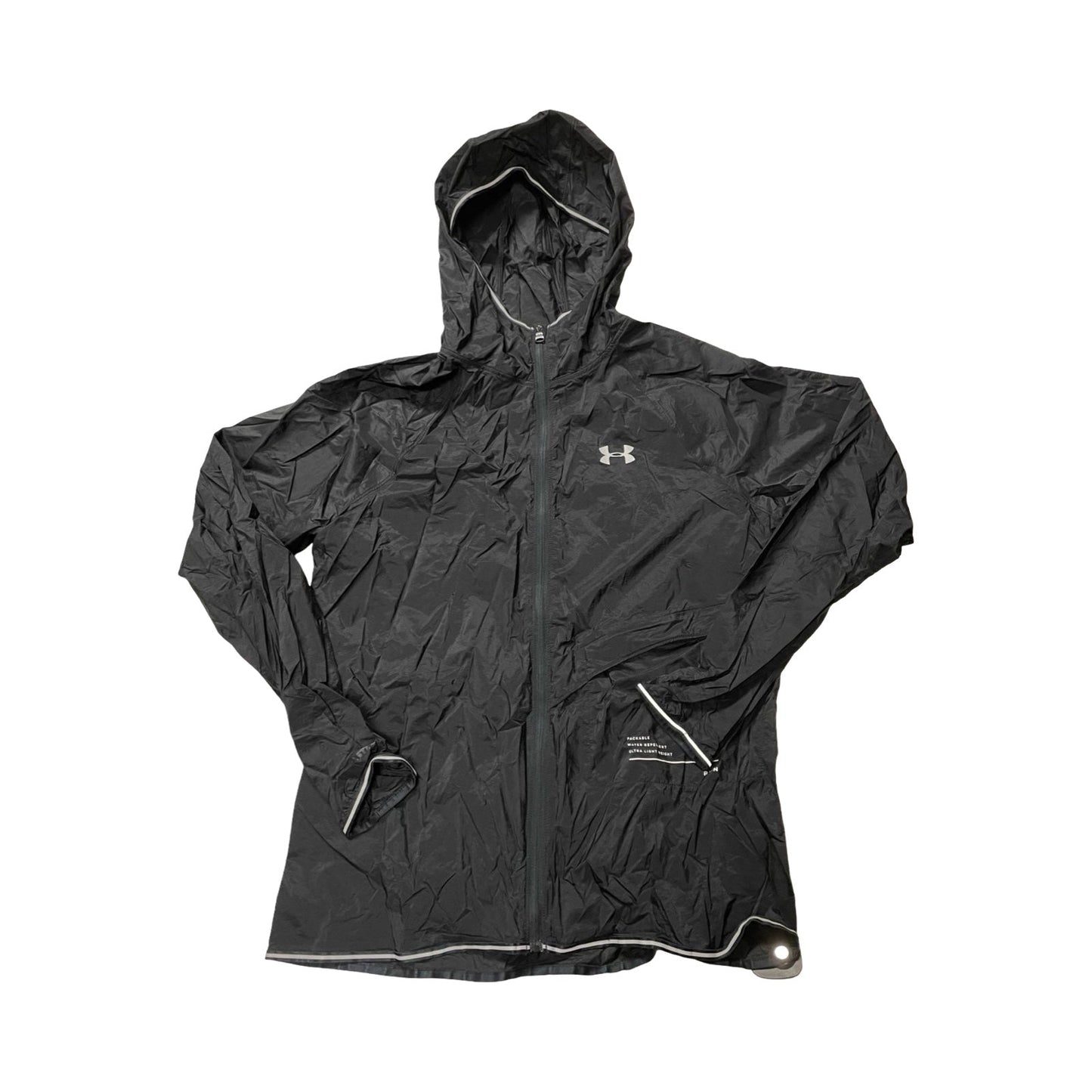 Athletic Jacket By Under Armour In Black, Size:L