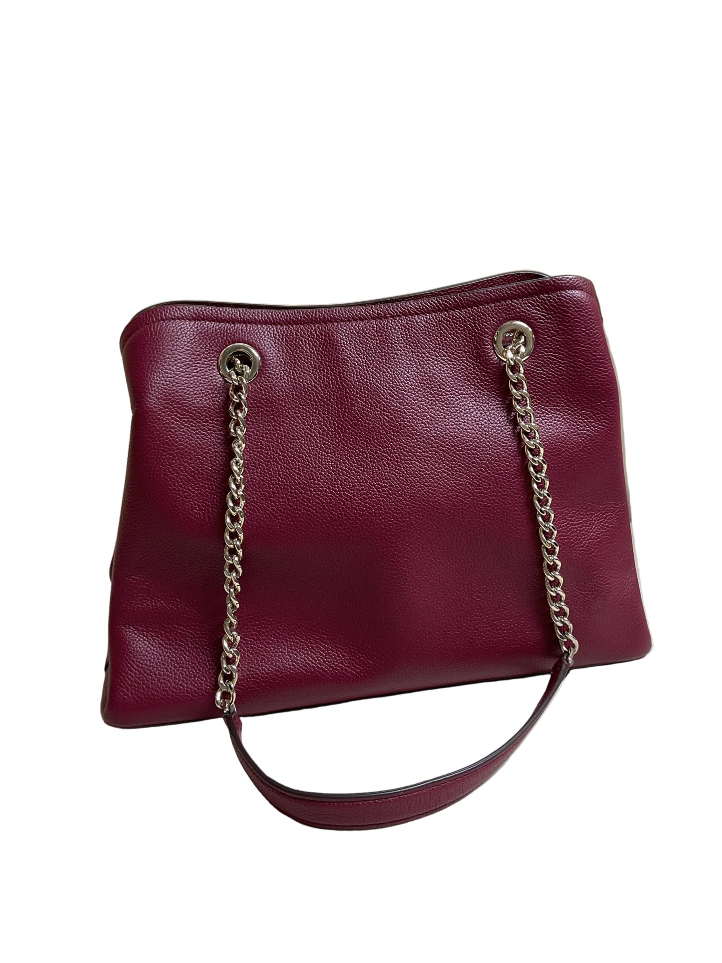 Handbag Designer By Kate Spade In Maroon, Size:Medium