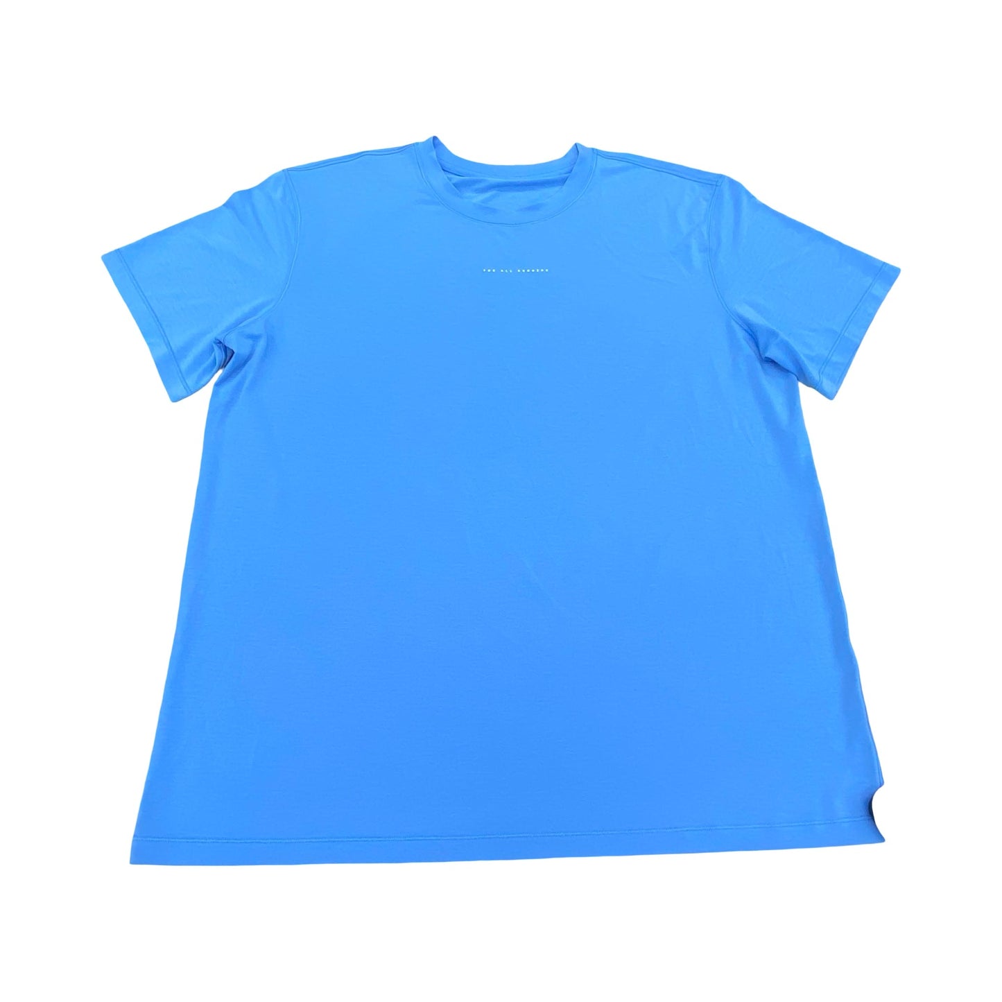 Athletic Top Ss By Lululemon In Blue, Size:Xl