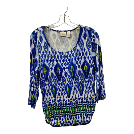 Top Ls By Chicos In Blue, Size:M