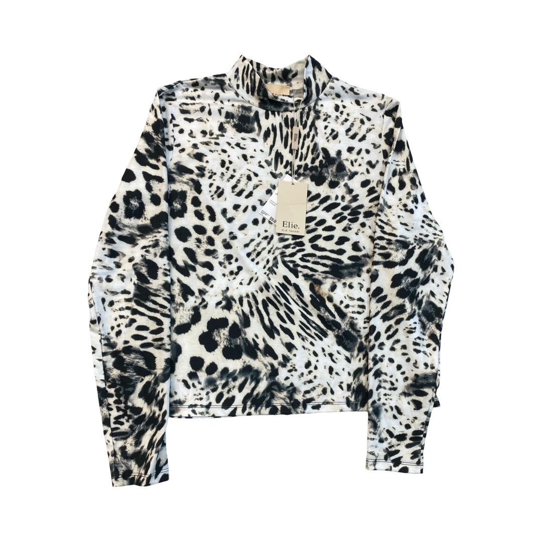 Top Ls By Elie Tahari In Animal Print, Size:M