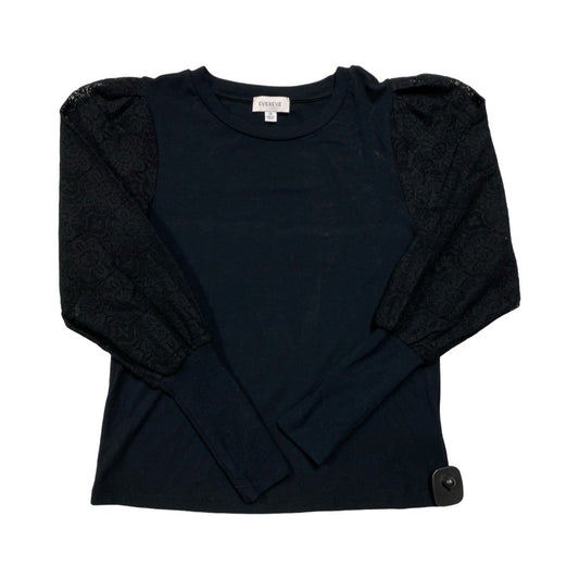 Top Ls By Evereve In Black, Size:Xs