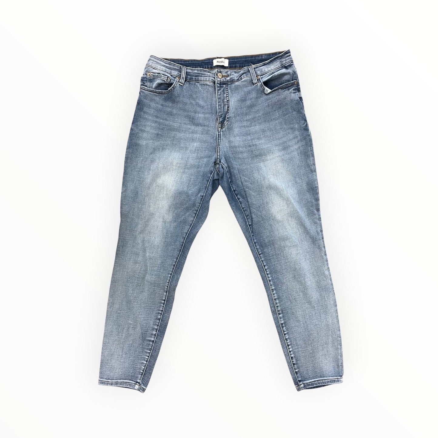 Jeans Skinny By Pistola In Blue Denim, Size:16