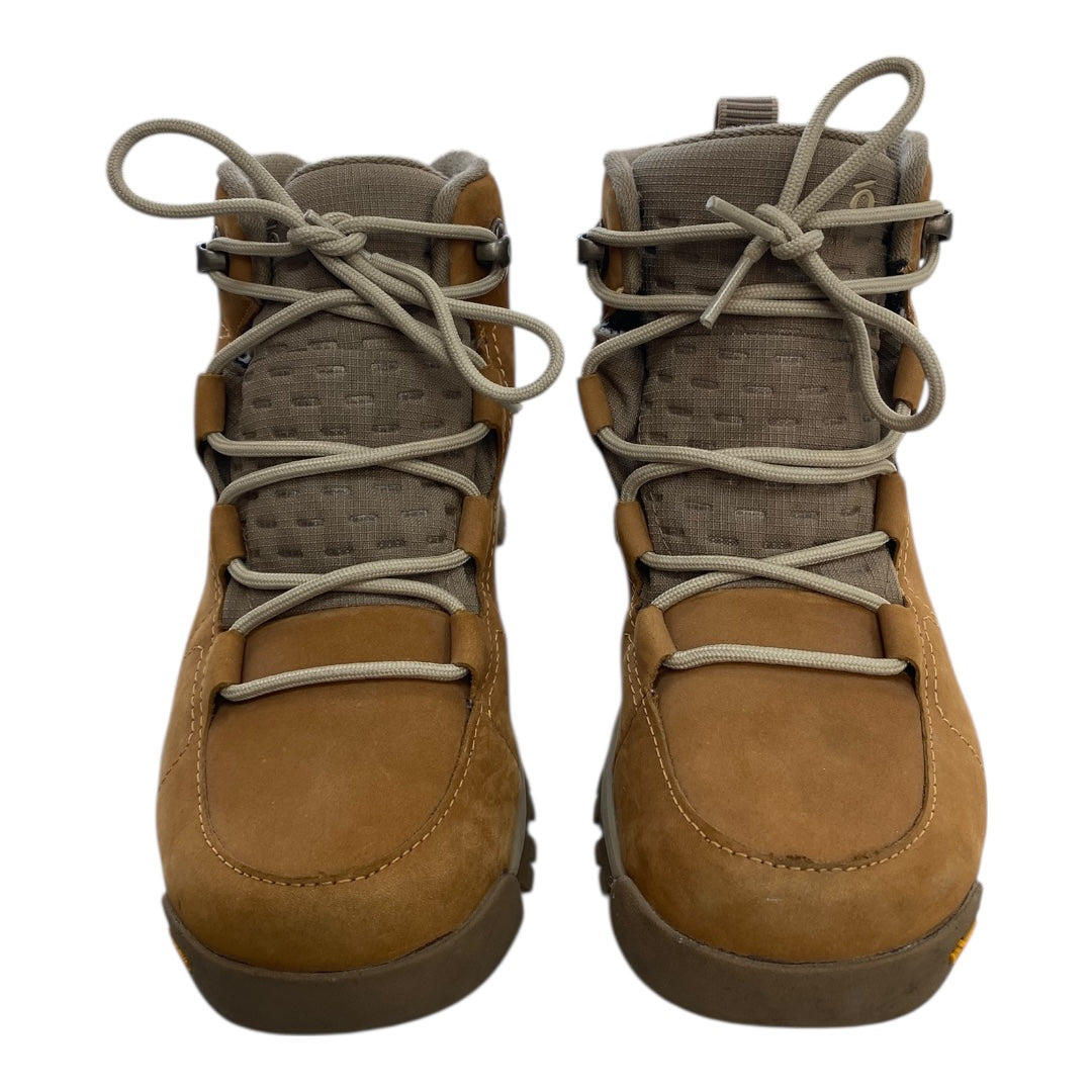 Boots Hiking By OBOZ In Brown, Size:7.5