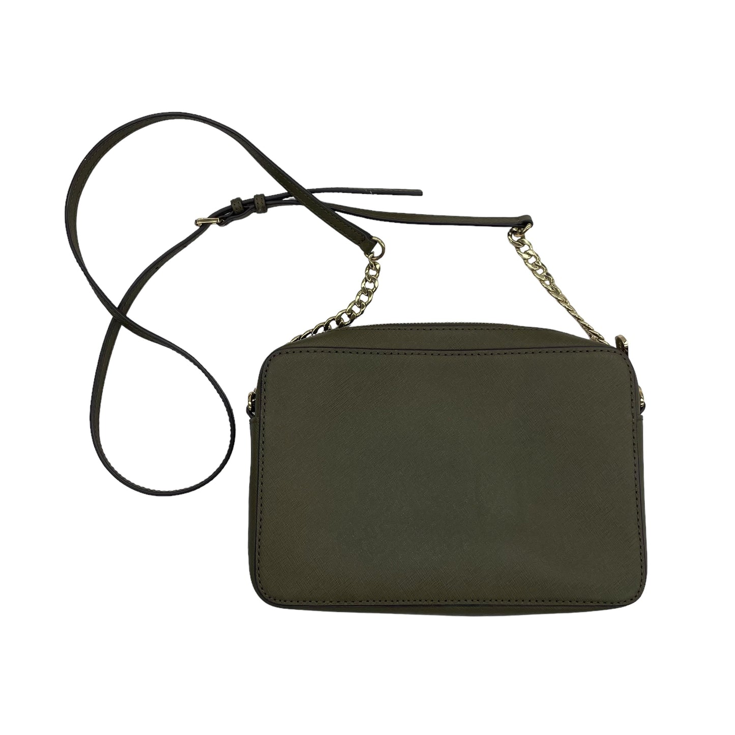 GREEN CROSSBODY DESIGNER by MICHAEL KORS Size:MEDIUM