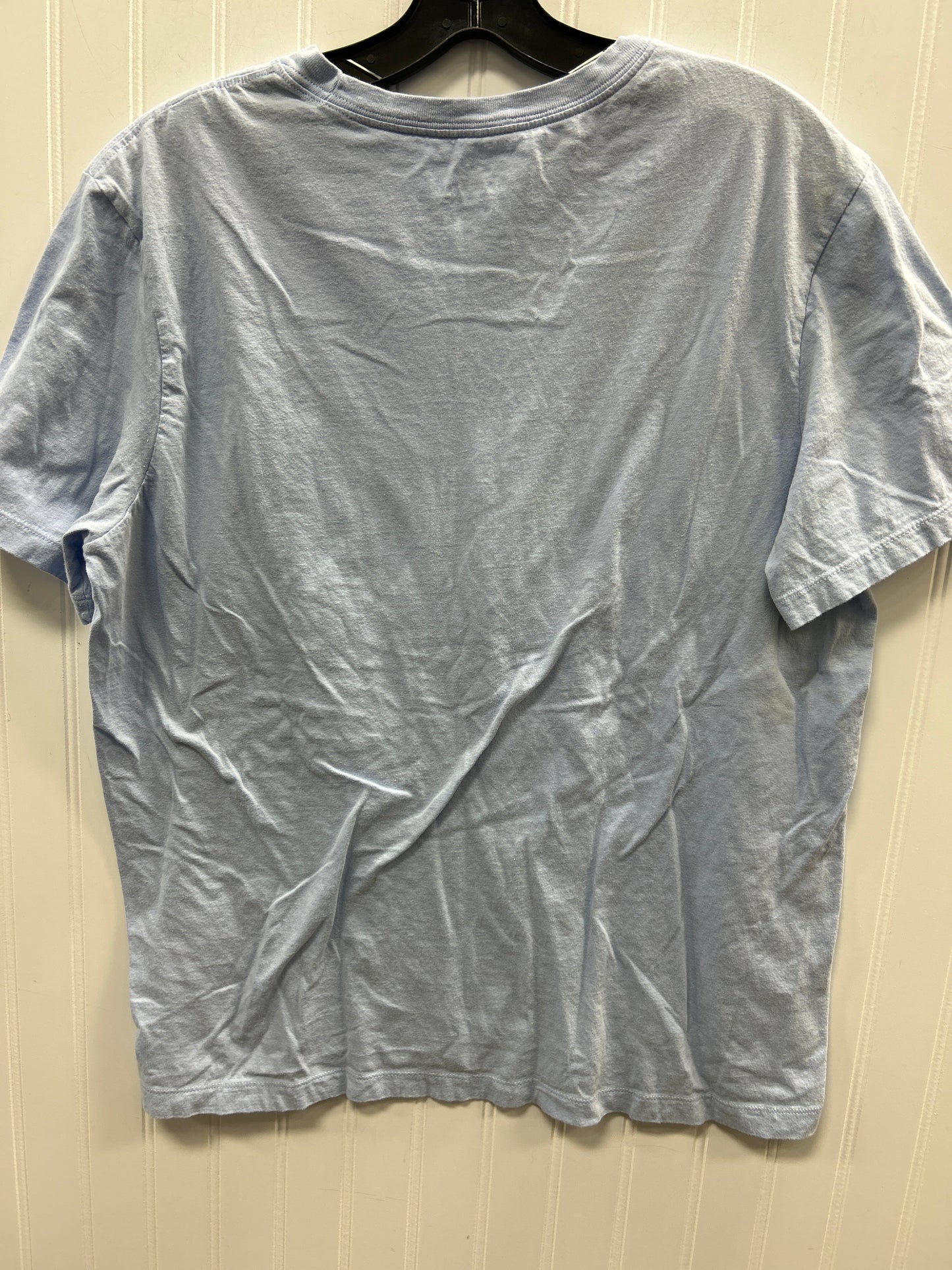 Athletic Top Ss By Nike In Blue, Size:L