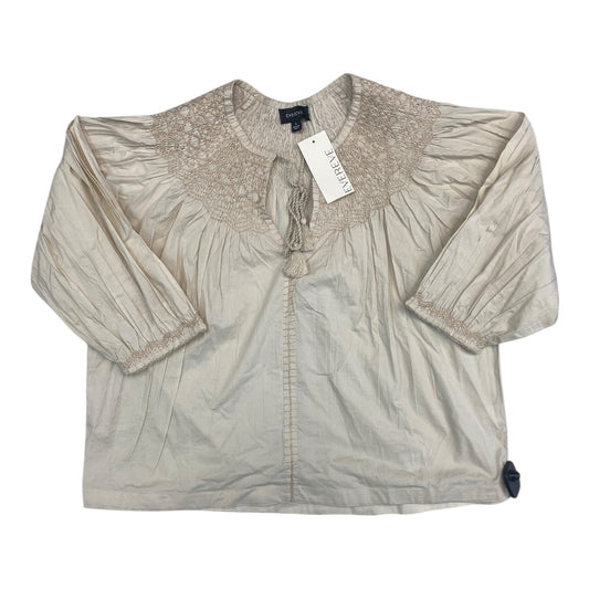 Top Ls By Evereve In Cream, Size:L
