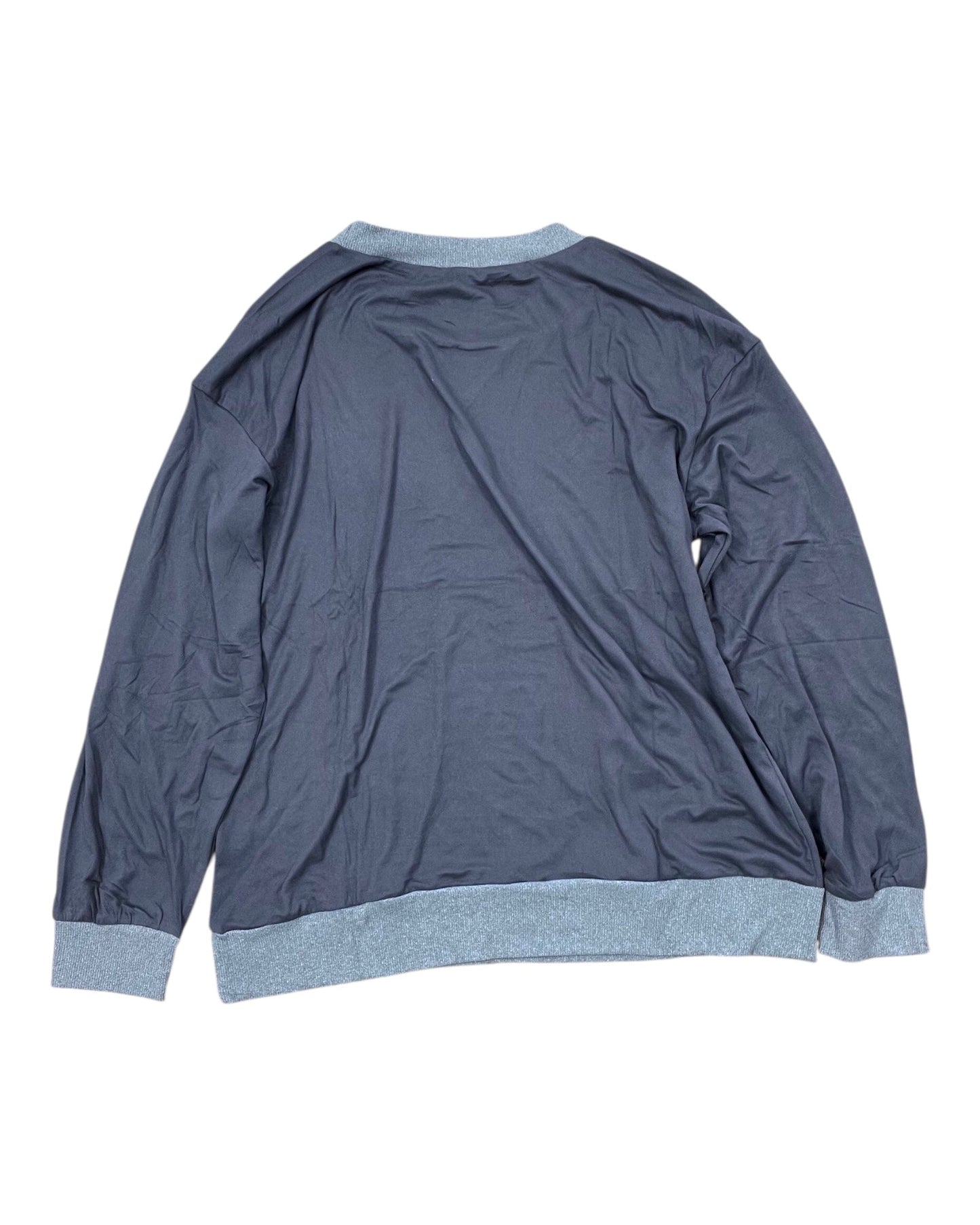 Top Ls By Ekouaer In Grey, Size:L