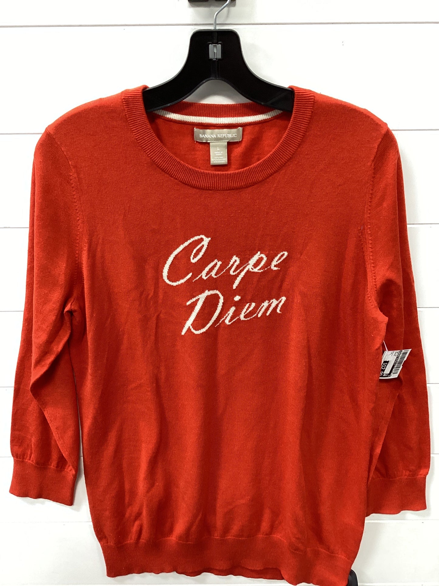 Top Ls By Banana Republic In Orange, Size:L