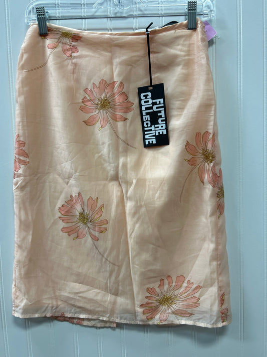 Skirt Midi By Future Collective In Coral, Size:2