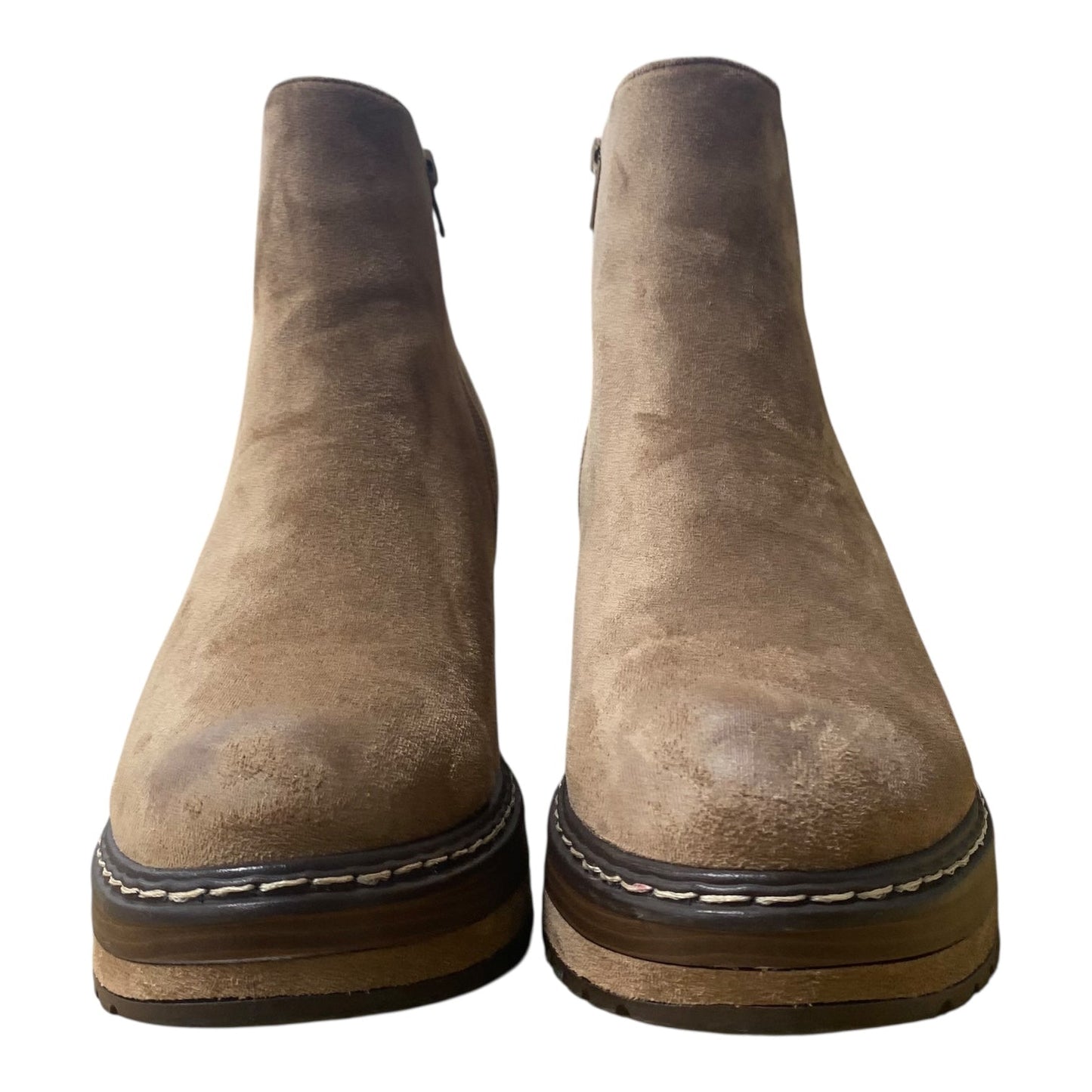 Boots Ankle Heels By Altard State In Brown, Size:10