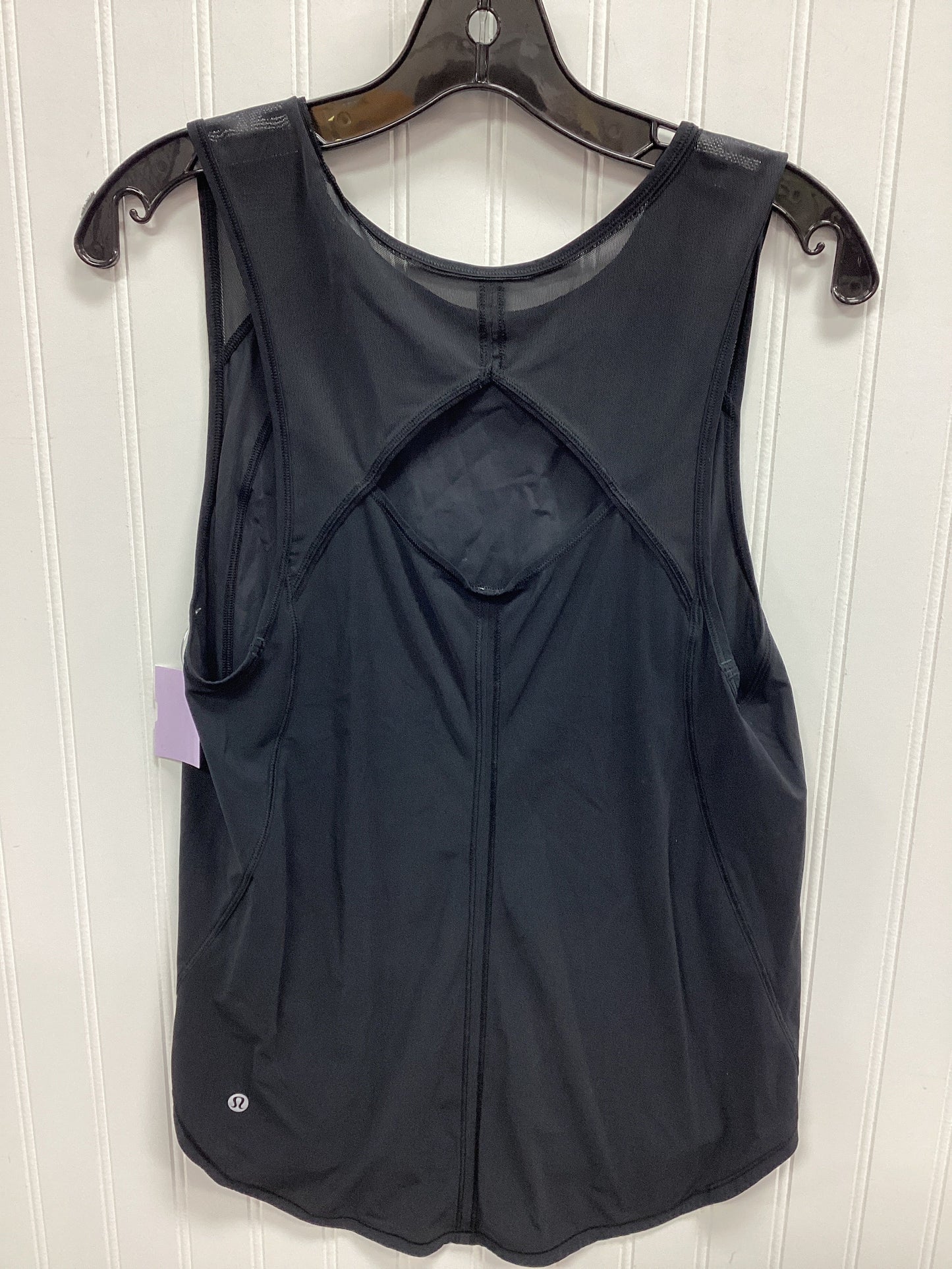 Athletic Tank Top By Lululemon In Black, Size:10