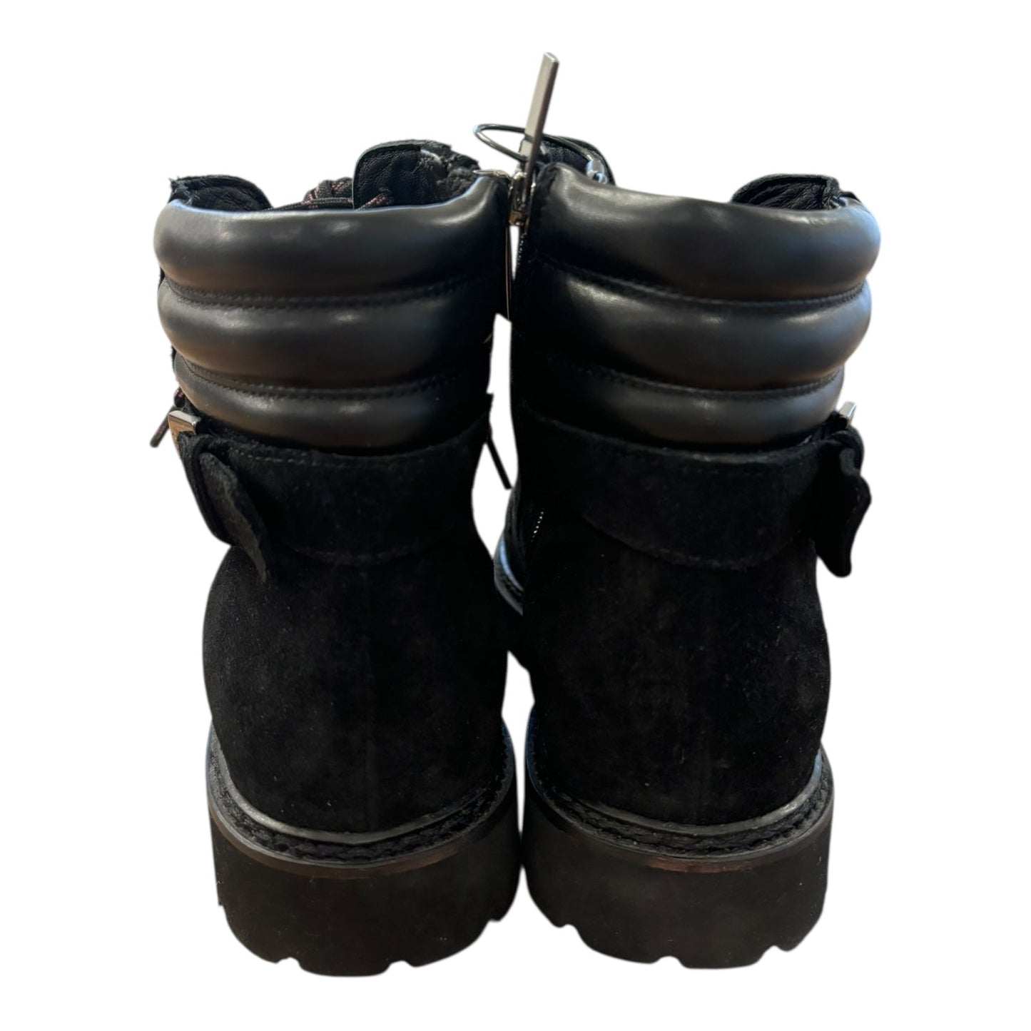 Boots Ankle Flats By Aquatalia In Black, Size:9.5