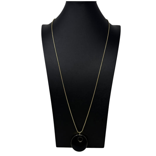 Long Circle Pendant Necklace By Chicos