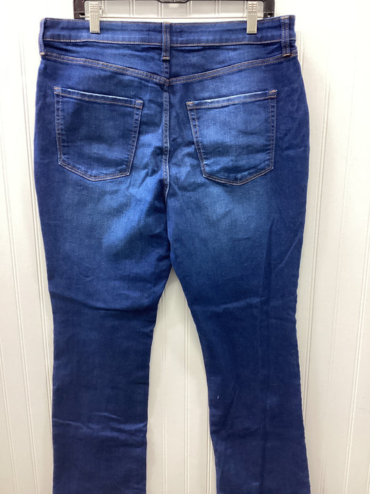 Jeans Boot Cut By Lc Lauren Conrad In Blue Denim, Size:16
