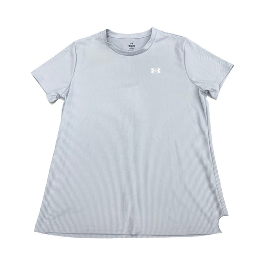 Athletic Top Ss By Under Armour In Grey, Size:M