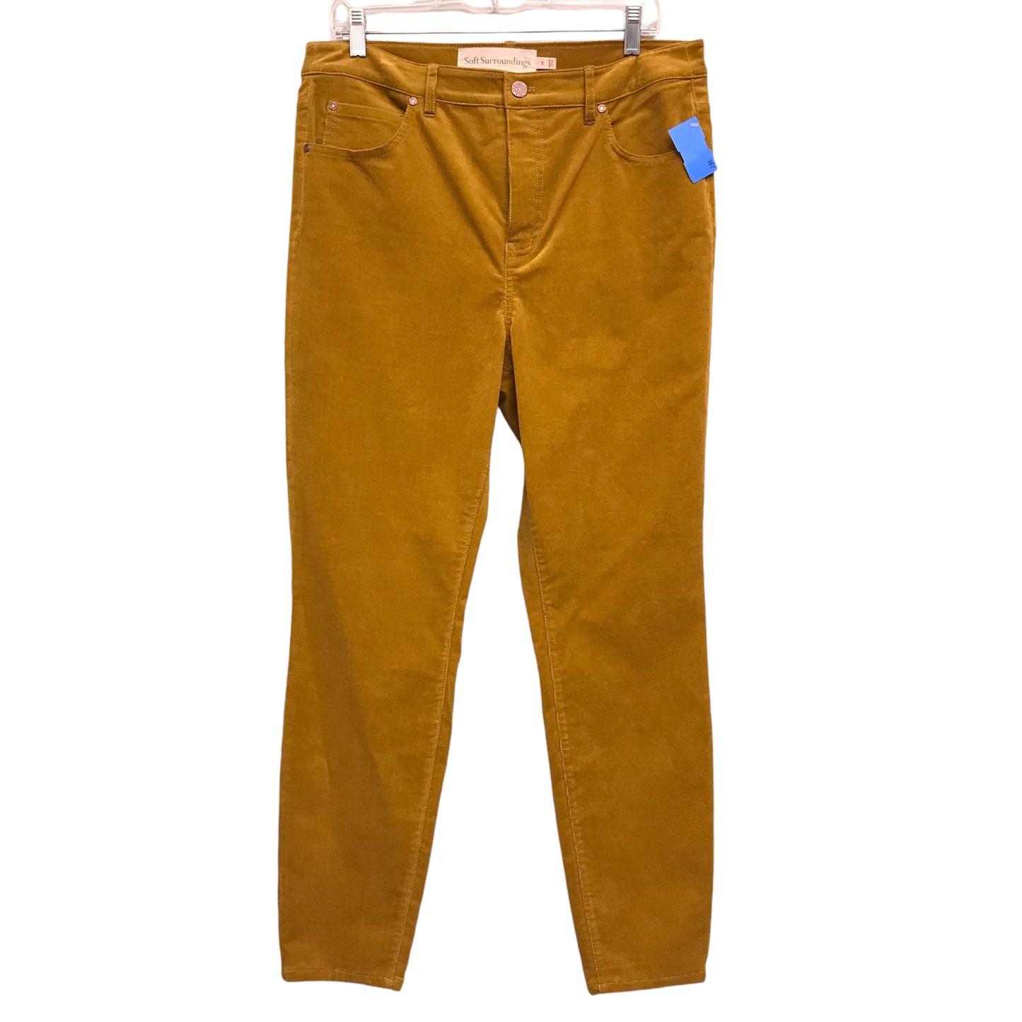 Pants Corduroy By Soft Surroundings In Gold, Size:14