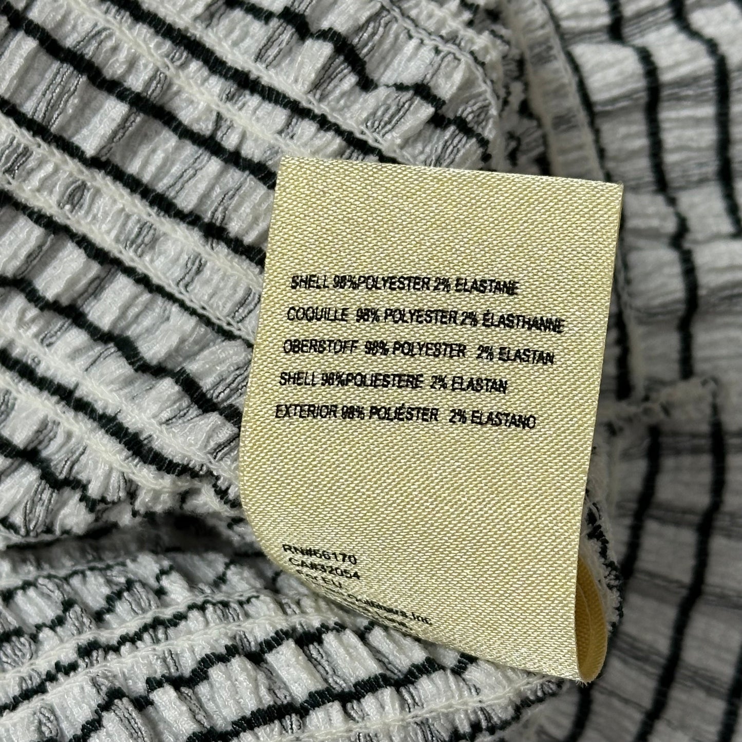 Top Short Sleeve By Maeve In Checkered Pattern, Size: L