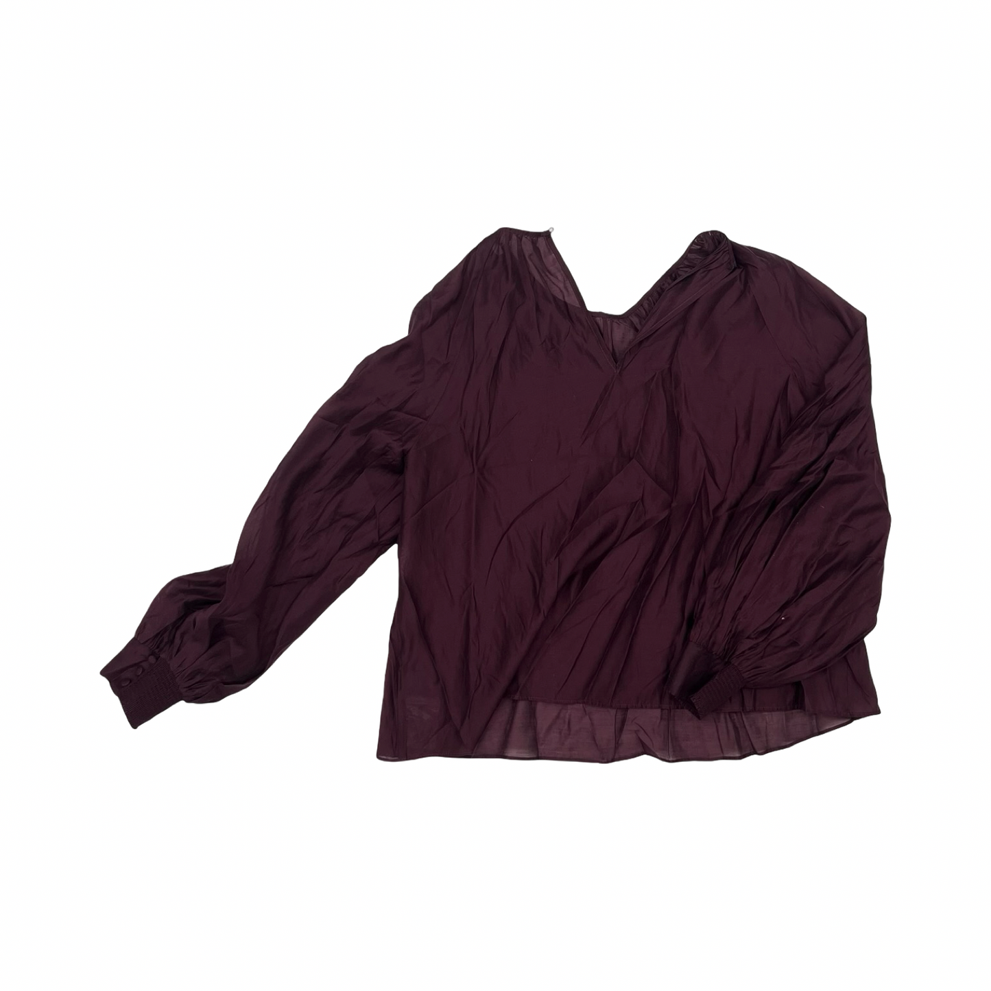 Blouse Ls By Astr In Purple, Size:M
