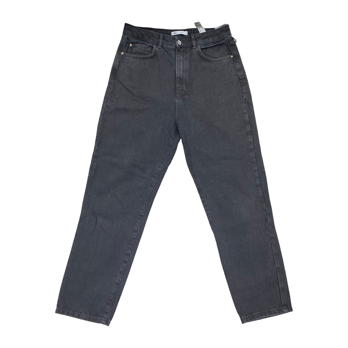 Jeans Boyfriend By Zara In Black, Size:10