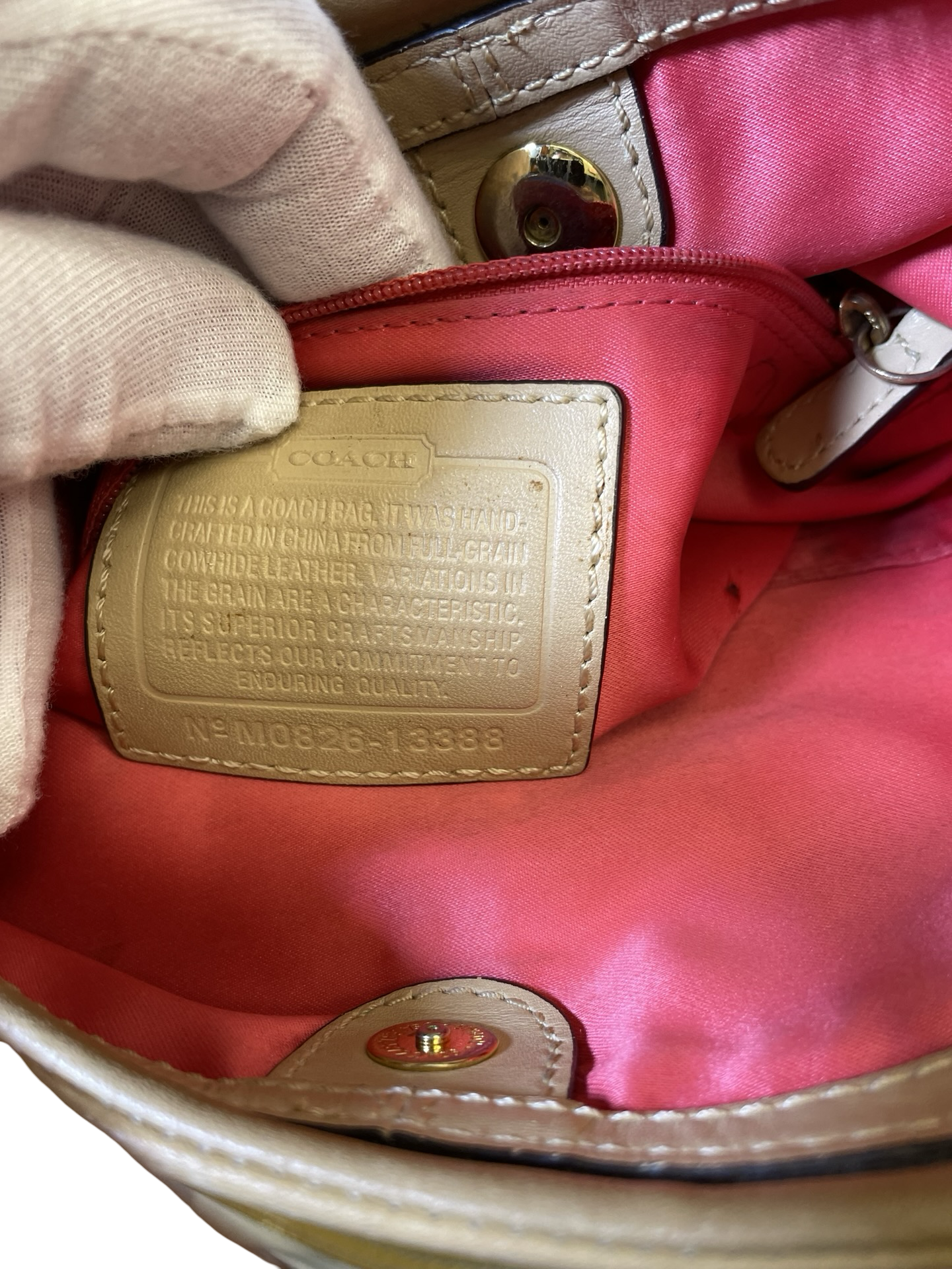 Crossbody Designer By Coach, Size: Medium
