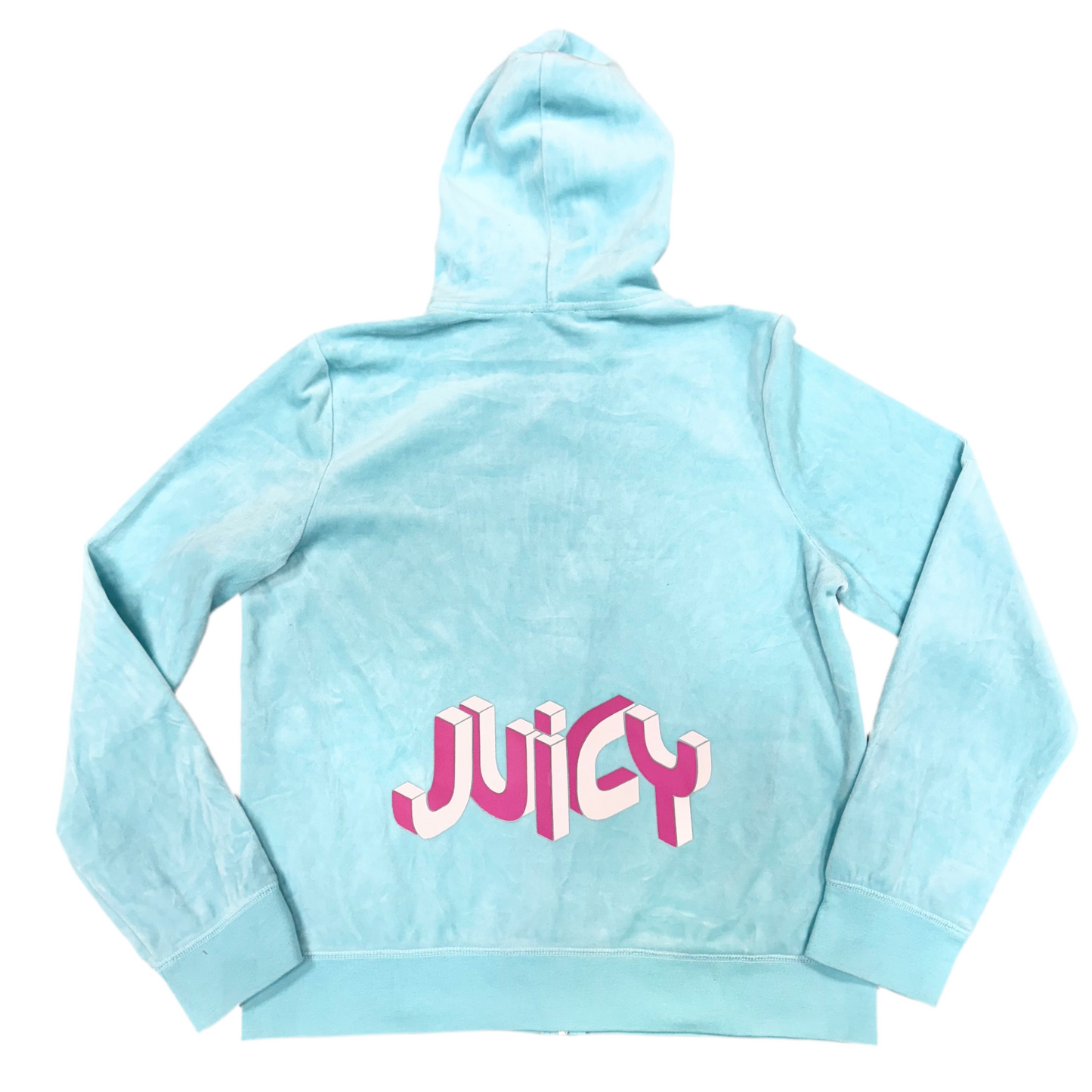 Sweatshirt Hoodie By Juicy Couture In Blue, Size: Xl