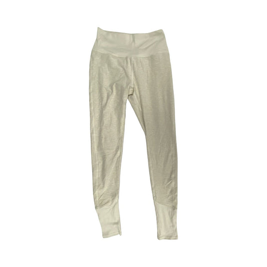 Athletic Leggings By Alo In Cream, Size:S