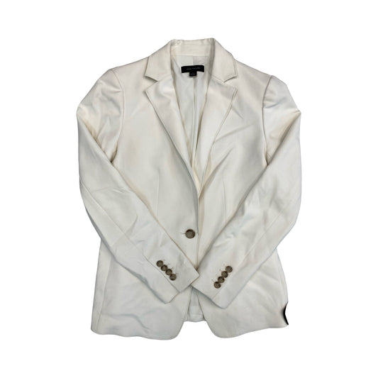 Blazer By Ann Taylor In Cream, Size:2