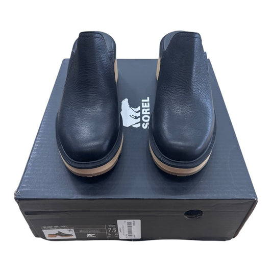 Shoes Heels Wedge By Sorel In Black & Tan, Size:7.5