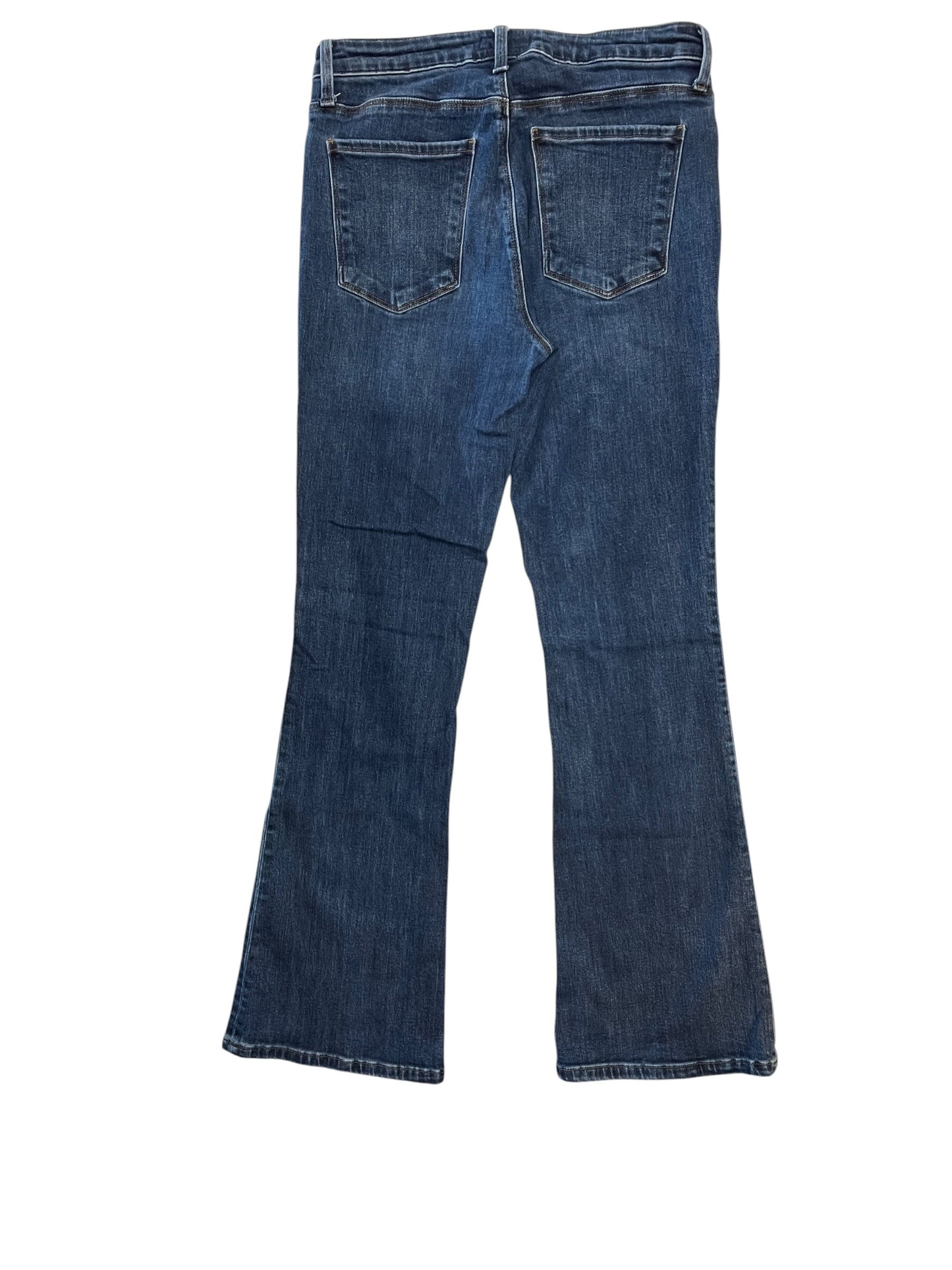 Jeans Flared By Kut In Blue Denim, Size:8