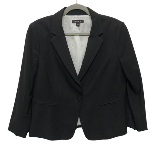 Blazer By Ann Taylor In Black, Size:12