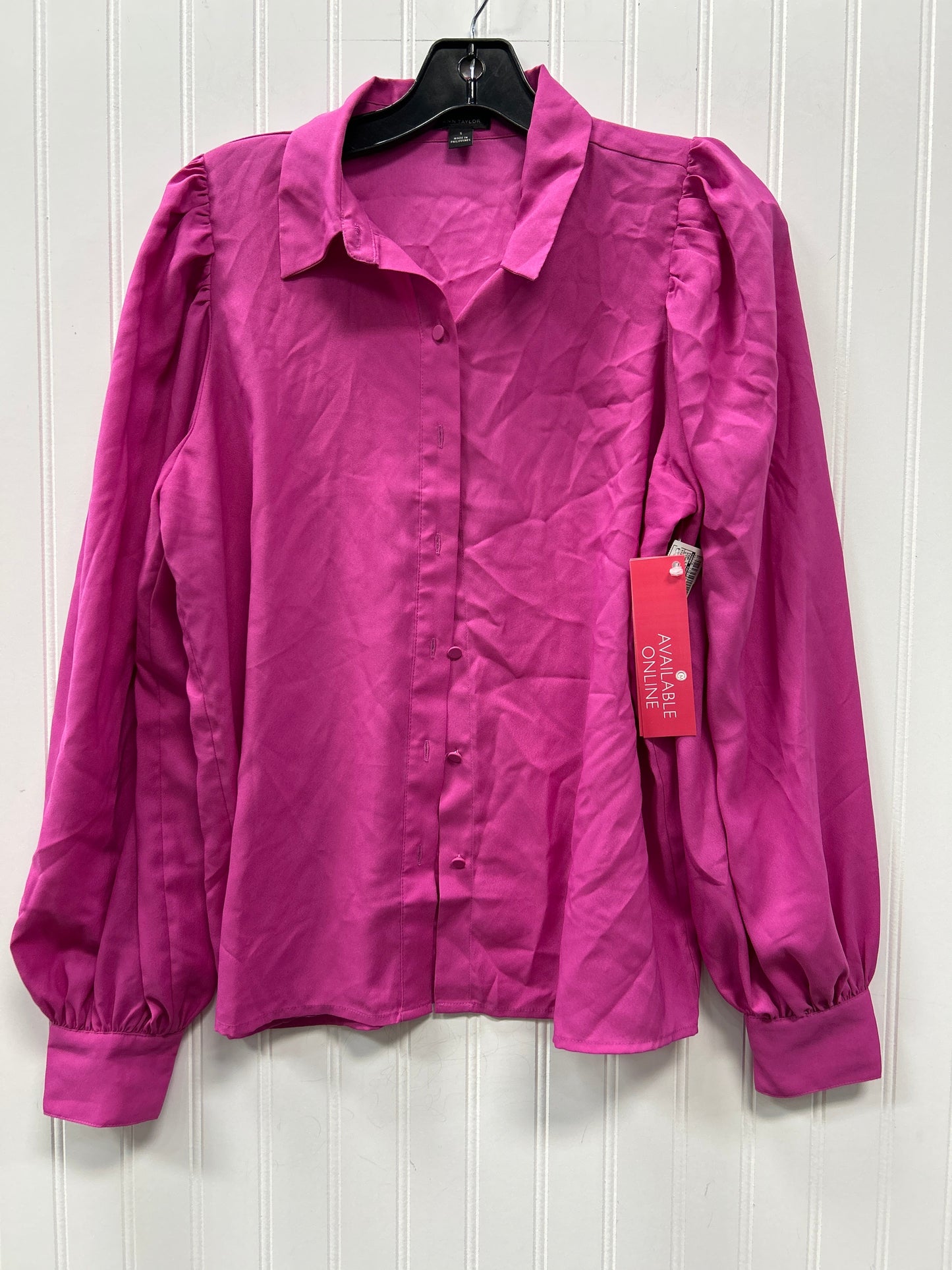 Top Ls By Ann Taylor In Pink, Size:S