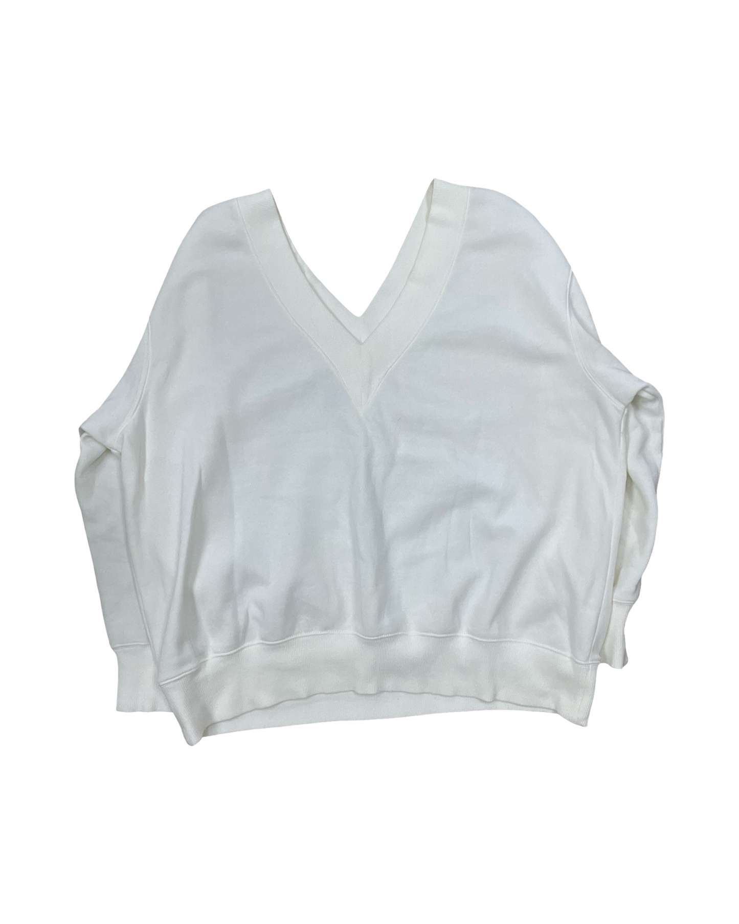 Sweatshirt Crewneck By Nike In White, Size:L
