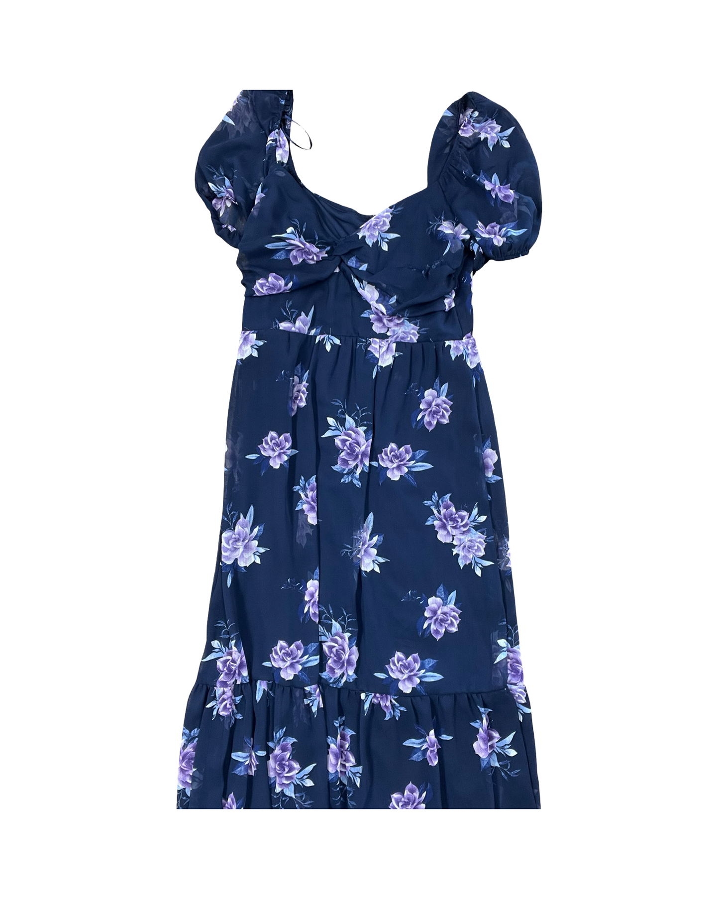 Dress Casual Midi By Mi Ami In Blue, Size:L