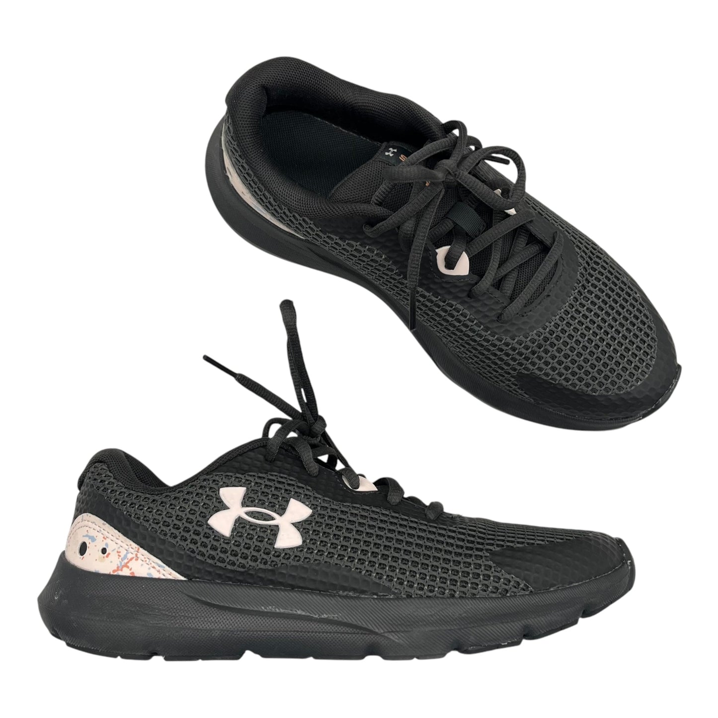 Shoes Athletic By Under Armour In Black & Pink, Size:7