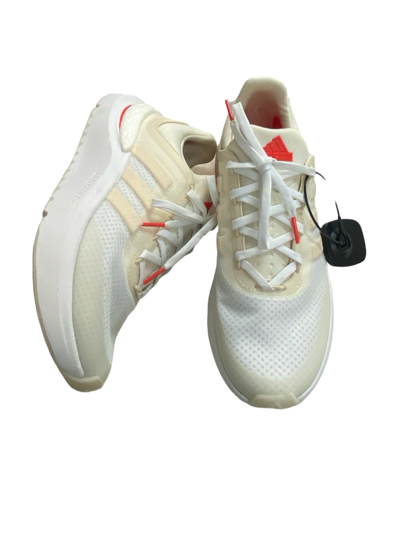 Shoes Athletic By Adidas In Cream & Red, Size:8.5