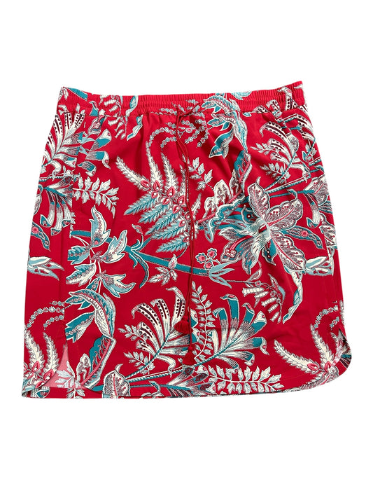 Skirt Mini & Short By Loft In Red, Size:Xxl