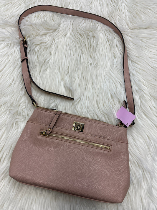 Crossbody By Anne Klein In Pink, Size:Medium