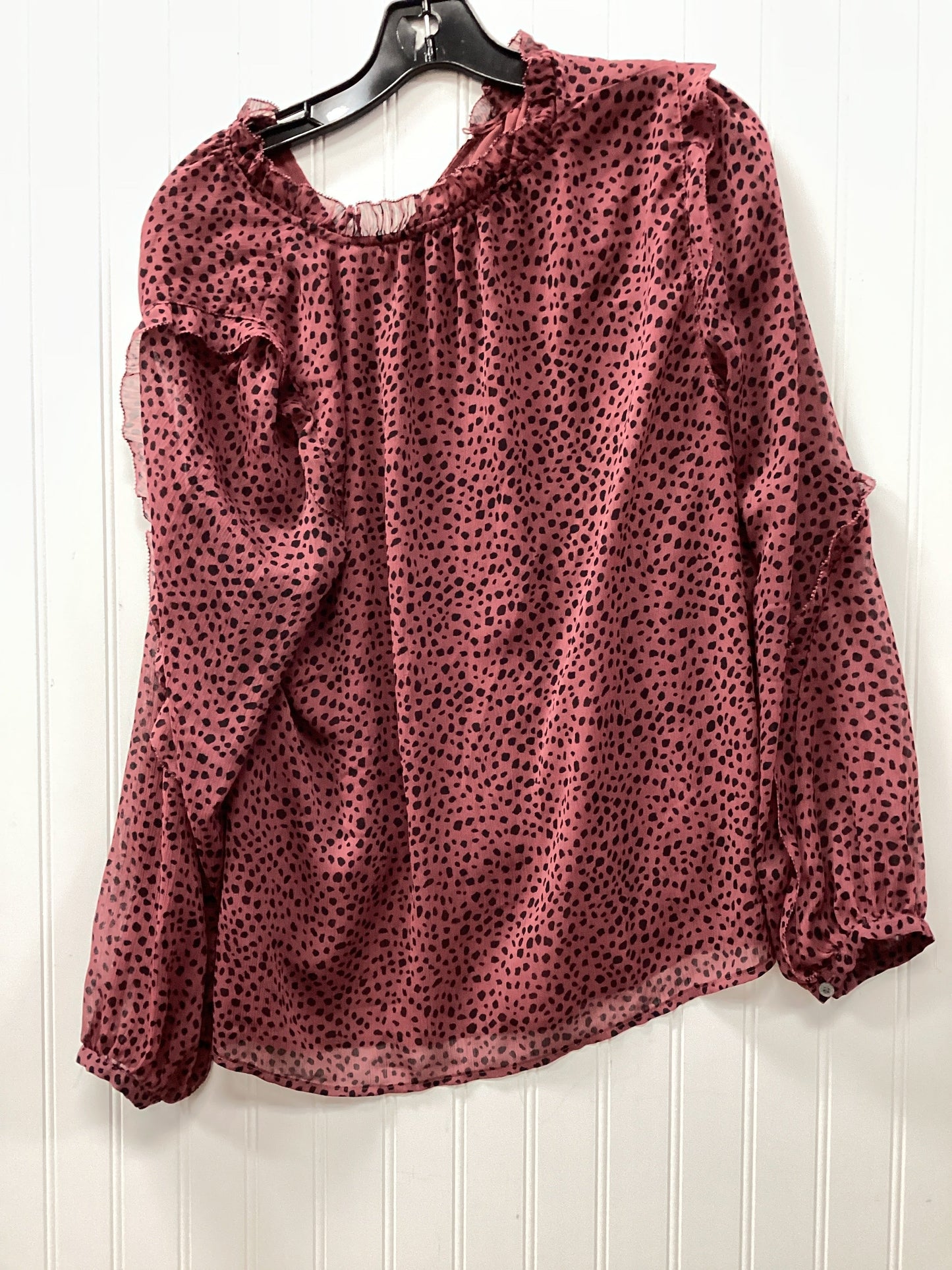 Top Ls By Loft In Pink, Size:M