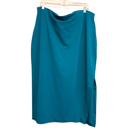 Skirt Maxi By Express In Blue, Size:16