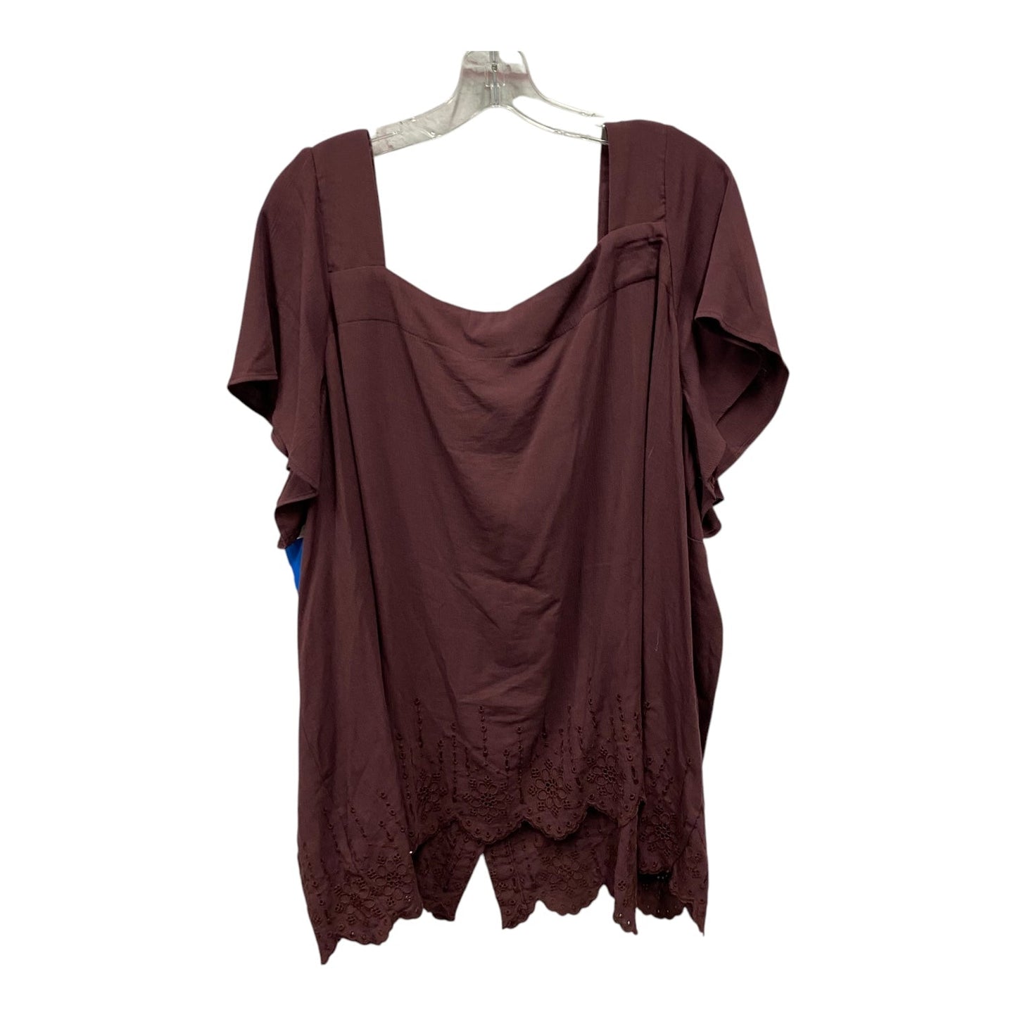 Top Ss By Torrid In Maroon, Size:4X