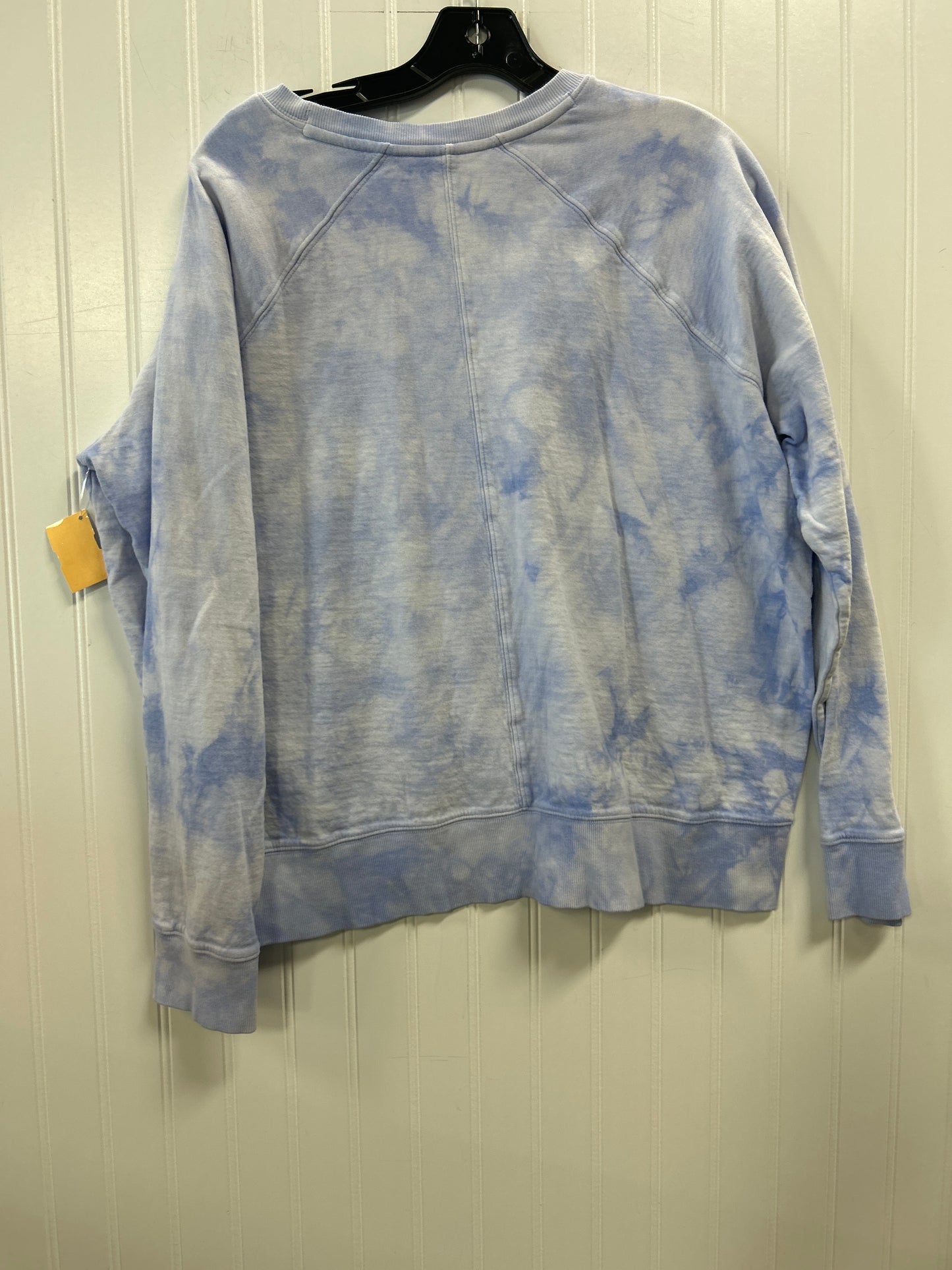 Athletic Top Ls Collar By Athleta In Purple, Size:1X