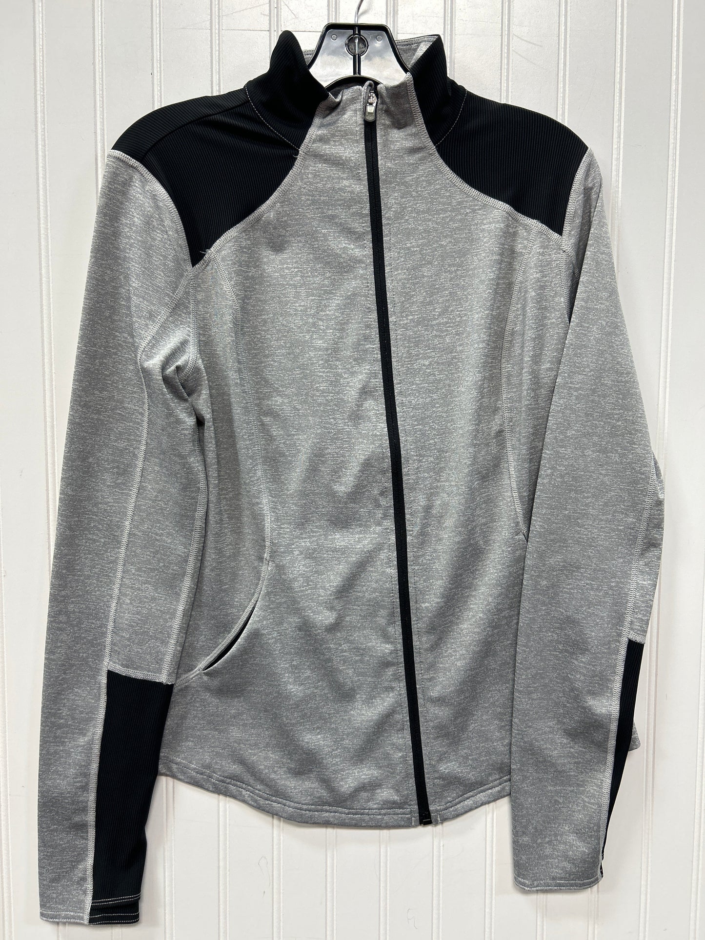 Athletic Jacket By Tek Gear In Grey, Size:M
